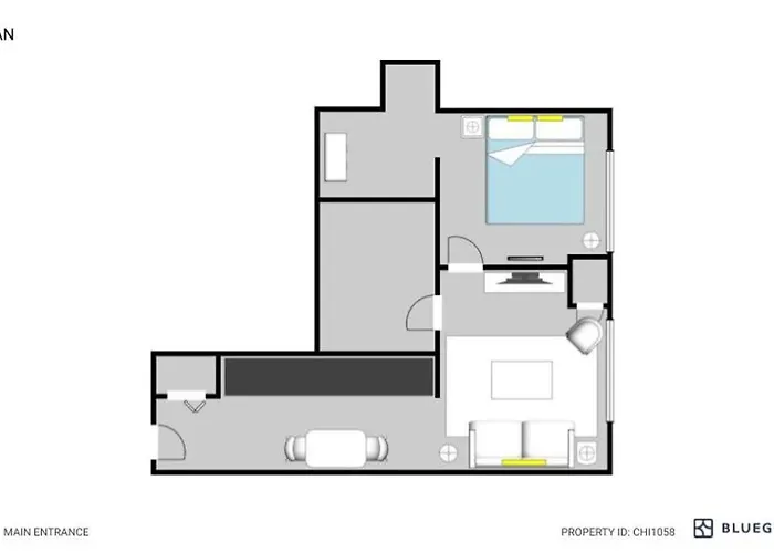 Apartamento Blueground West Loop Gym Roof Nr Union Park Chi-1058